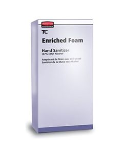 Rubbermaid 2080803 Enriched Foam Alcohol-Based Hand Sanitizer - 1000 ml per refill - 1 case of 4 refills